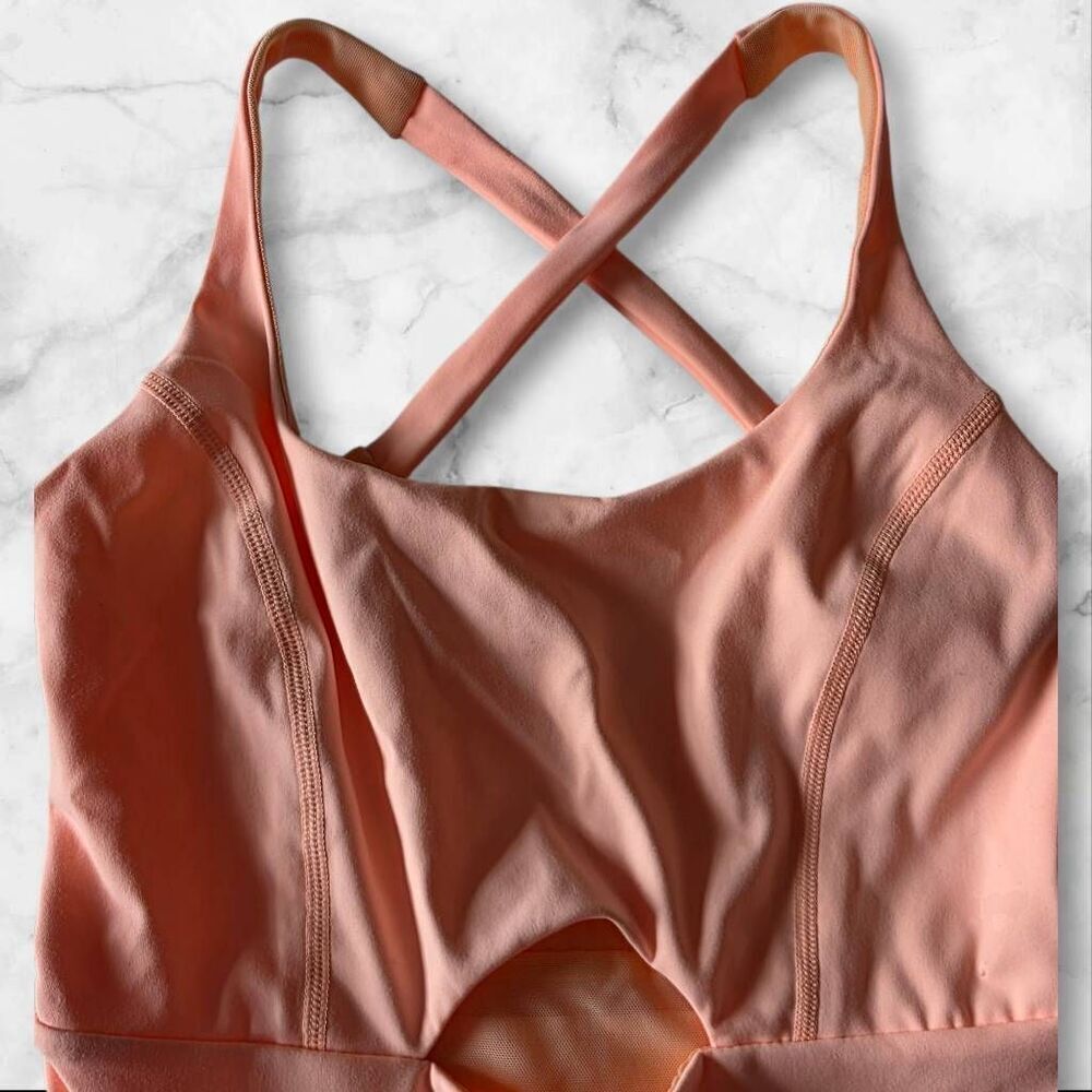 Free People Righteous Runsie Size Small Pink Peach - Picture 4 of 5